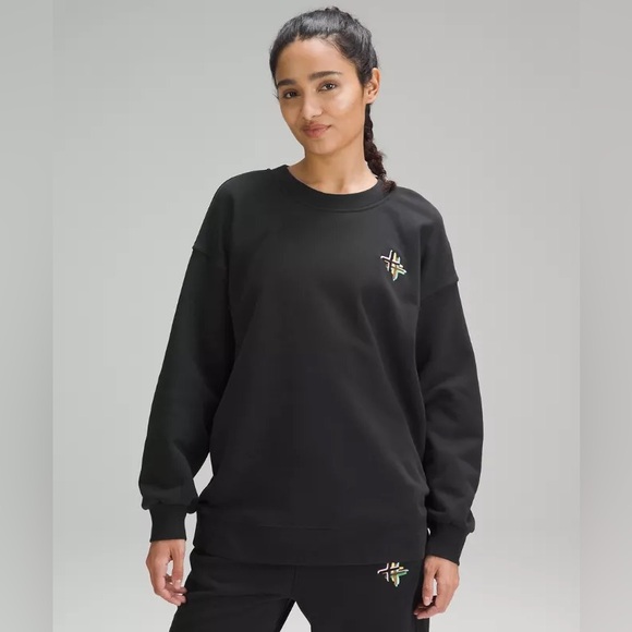 Lululemon•RARE•Perfectly Oversized Crew
Pride *graphic•LIMITED EDITION•Black•Med - Picture 3 of 15